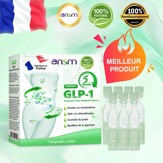 Vente directe en magasin phare recommandée par l'ANSM LERCEA® GLP-1 ampoule buvable équilibre métabolique Obésité, maladies cardiovasculaires, diabète, syndrome d'apnée du sommeil, problèmes articulaires, etc.👑