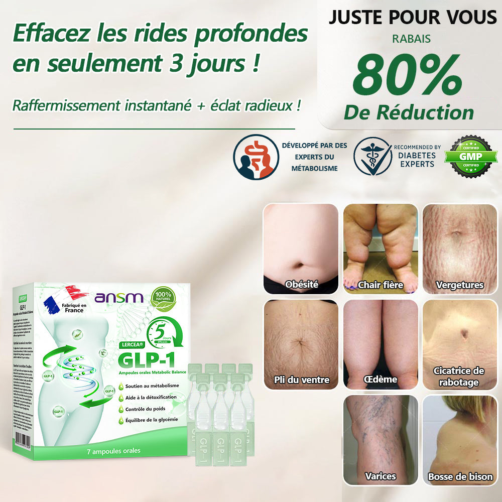 𝑩𝒐𝒖𝒕𝒊𝒒𝒖𝒆 𝑶𝒇𝒇𝒊𝒄𝒊𝒆𝒍𝒍𝒆🏆🏆|𝐋𝐄𝑹𝑪𝐄𝐀® Ampoules Orales Équilibre Métabolique GLP-1 Obésité, maladies cardiovasculaires, diabète, apnée du sommeil, troubles articulaires et autres affections