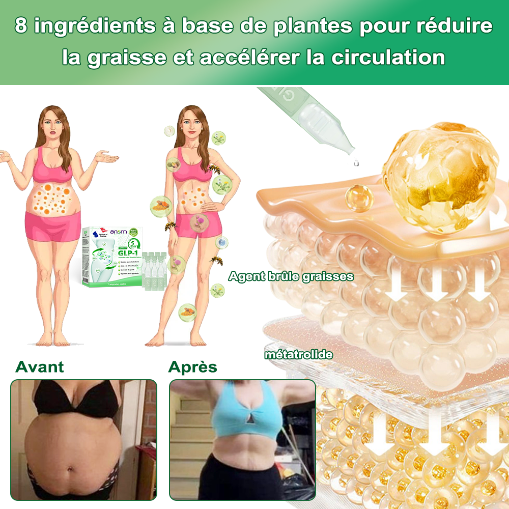 𝑩𝒐𝒖𝒕𝒊𝒒𝒖𝒆 𝑶𝒇𝒇𝒊𝒄𝒊𝒆𝒍𝒍𝒆🏆🏆|𝐋𝐄𝑹𝑪𝐄𝐀® Ampoules Orales Équilibre Métabolique GLP-1 Obésité, maladies cardiovasculaires, diabète, apnée du sommeil, troubles articulaires et autres affections