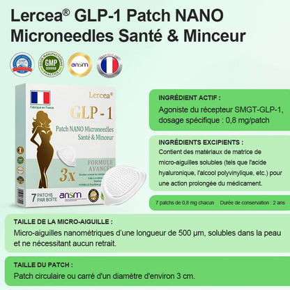 【Dernier jour de promo - 60% de réduction 👑】𝑳𝒆𝒓𝒄𝒆𝒂® 𝐏𝐚𝐭𝐜𝐡 𝐍𝐀𝐍𝐎-𝐌𝐢𝐜𝐫𝐨𝐧𝐞𝐞𝐝𝐥𝐞𝐬 𝐒𝐚𝐧𝐭é & 𝐌𝐢𝐧𝐜𝐞𝐮𝐫（Sans douleur · Libération continue 24h/24 · Perdez 9 kg RAPIDEMENT · Réduction de sucre jusqu’à 90 % ）🎁