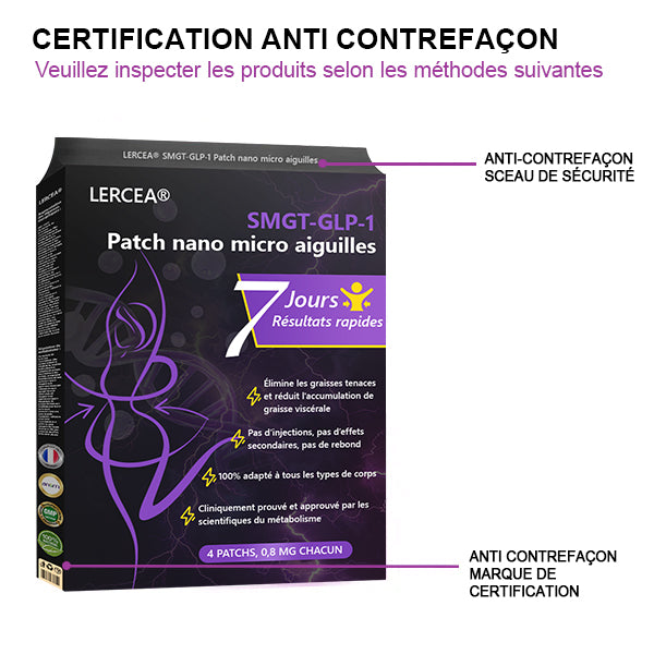 30% de réduction[Voir les résultats en 7 jours]🍀𝑳𝒆𝒓𝒄𝒆𝒂®  𝑺𝑴𝑮𝑻-𝑮𝑳𝑷-1 Patch Amincissant à Micro-Aiguilles Nano（Indolore et durable, il traite le diabète, l'obésité et les maladies cardiovasculaires）🍀