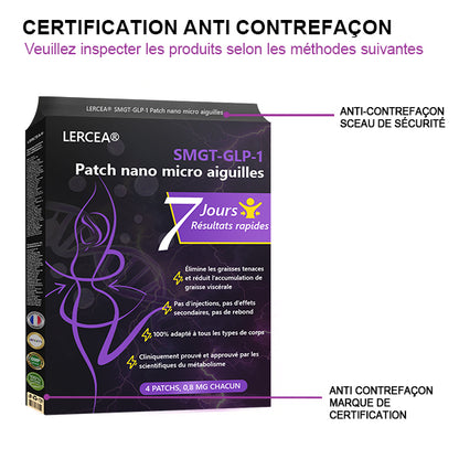 30% de réduction[Voir les résultats en 7 jours]🍀𝑳𝒆𝒓𝒄𝒆𝒂®  𝑺𝑴𝑮𝑻-𝑮𝑳𝑷-1 Patch Amincissant à Micro-Aiguilles Nano（Indolore et durable, il traite le diabète, l'obésité et les maladies cardiovasculaires）🍀
