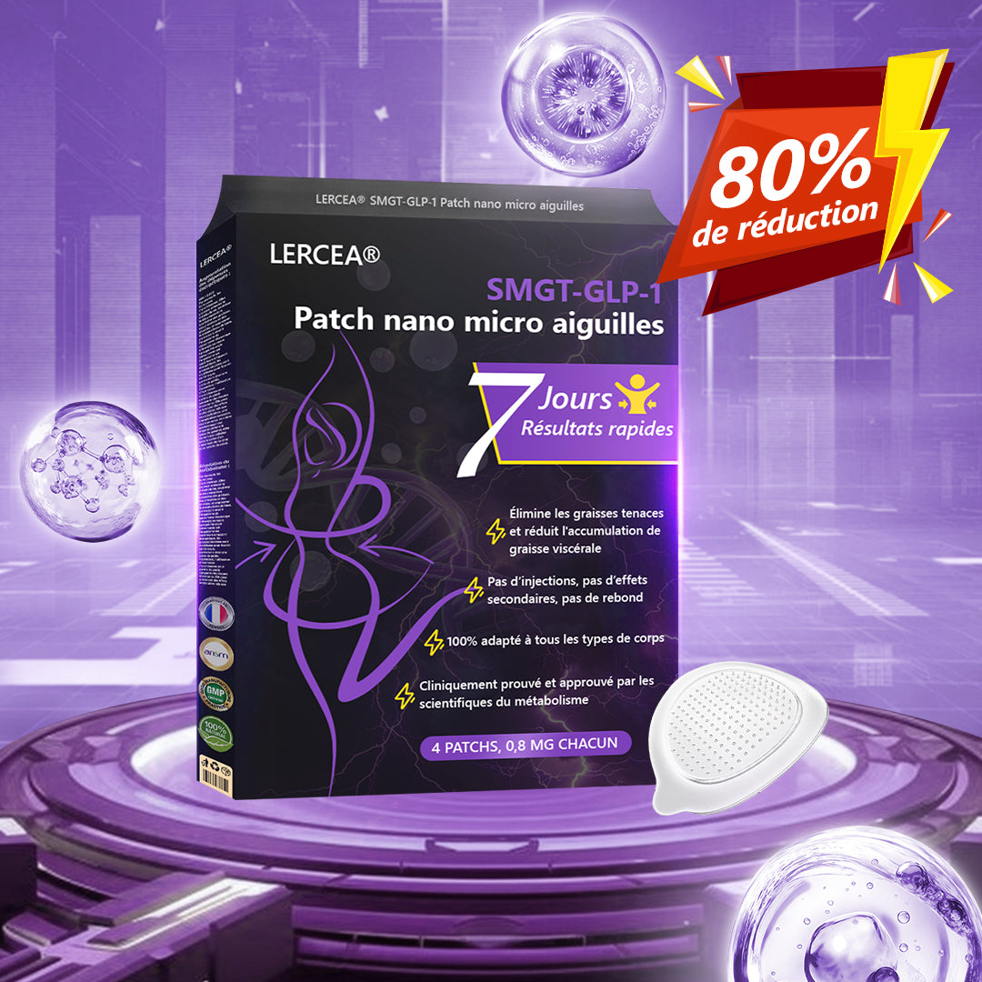 30% de réduction[Voir les résultats en 7 jours]🍀𝑳𝒆𝒓𝒄𝒆𝒂®  𝑺𝑴𝑮𝑻-𝑮𝑳𝑷-1 Patch Amincissant à Micro-Aiguilles Nano（Indolore et durable, il traite le diabète, l'obésité et les maladies cardiovasculaires）🍀