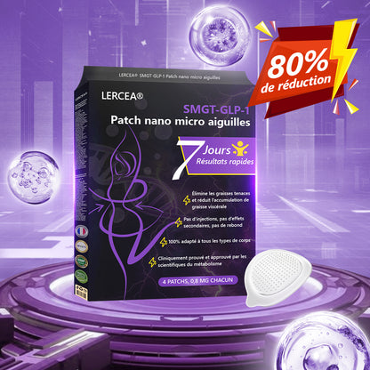 30% de réduction[Voir les résultats en 7 jours]🍀𝑳𝒆𝒓𝒄𝒆𝒂®  𝑺𝑴𝑮𝑻-𝑮𝑳𝑷-1 Patch Amincissant à Micro-Aiguilles Nano（Indolore et durable, il traite le diabète, l'obésité et les maladies cardiovasculaires）🍀