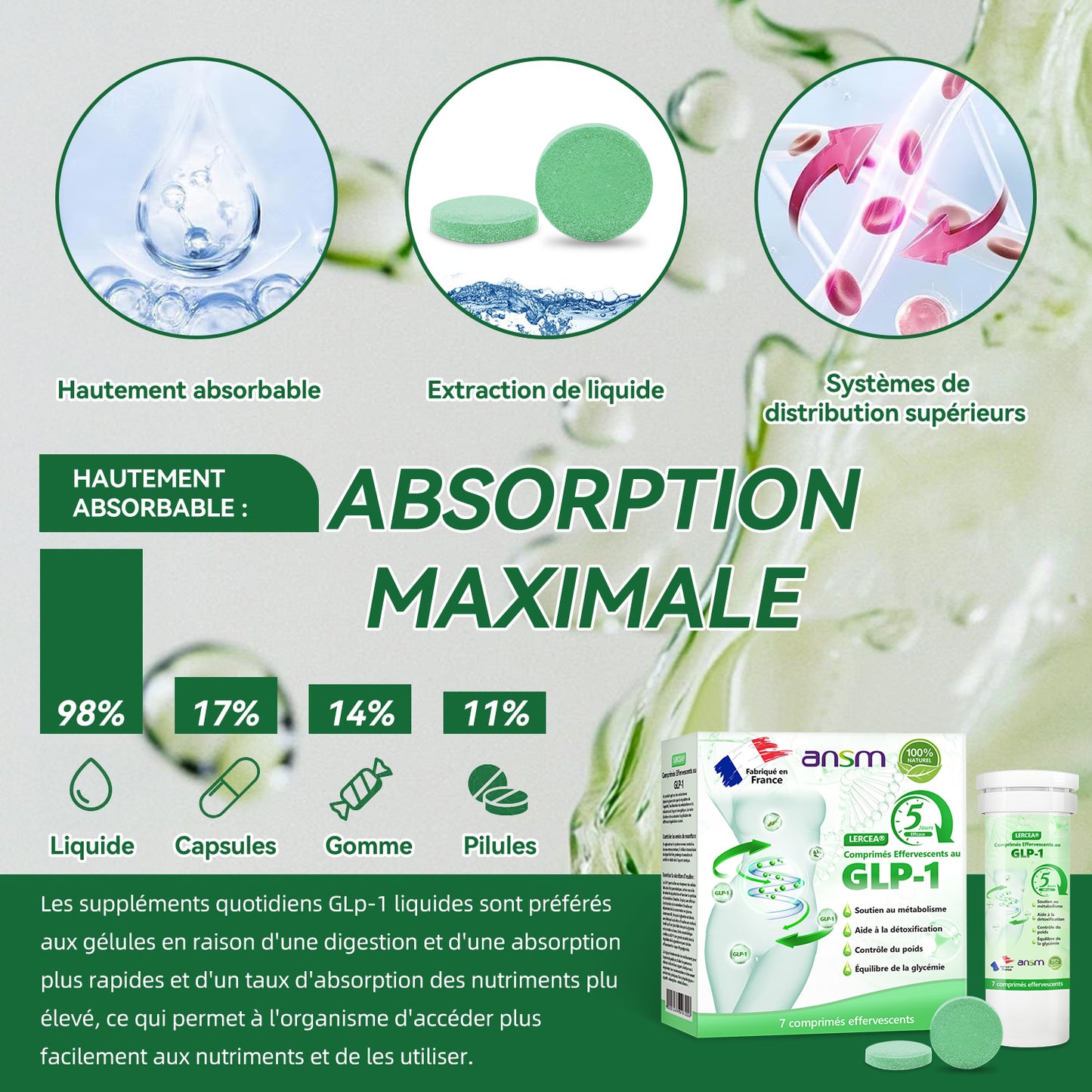 𝐑𝐞𝐬𝐮𝐥𝐭𝐚𝐭𝐬 𝐕𝐢𝐬𝐢𝐛𝐥𝐞𝐬 𝐞𝐧 𝟕 𝐉𝐨𝐮𝐫𝐬✅| 𝐋𝐸𝐑𝑪𝐄𝑨® 𝐂𝐨𝐦𝒑𝐫𝐢𝐦é𝐬 𝐄𝗳𝗳𝐞𝐫𝐯𝐞𝐬𝐜𝐞𝐧𝐭𝐬 𝐚𝐮 𝐆𝐿𝐏-𝟏 💕 Obésité, Maladies Cardiovasculaires, Diabète, Apnée du Sommeil, Problèmes Articulaires et Plus