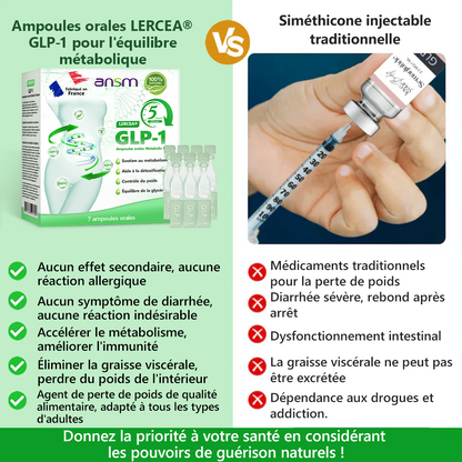 ❄Magasin officiel | 𝐋𝙀𝑹𝐂𝗘𝗔® GLP-1 Liquide oral pour la perte de poids et la santé métabolique ✅ Pour l'obésité, la santé cardiovasculaire, le diabète, l'apnée du sommeil, les problèmes articulaires et plus encore.🔥🔥