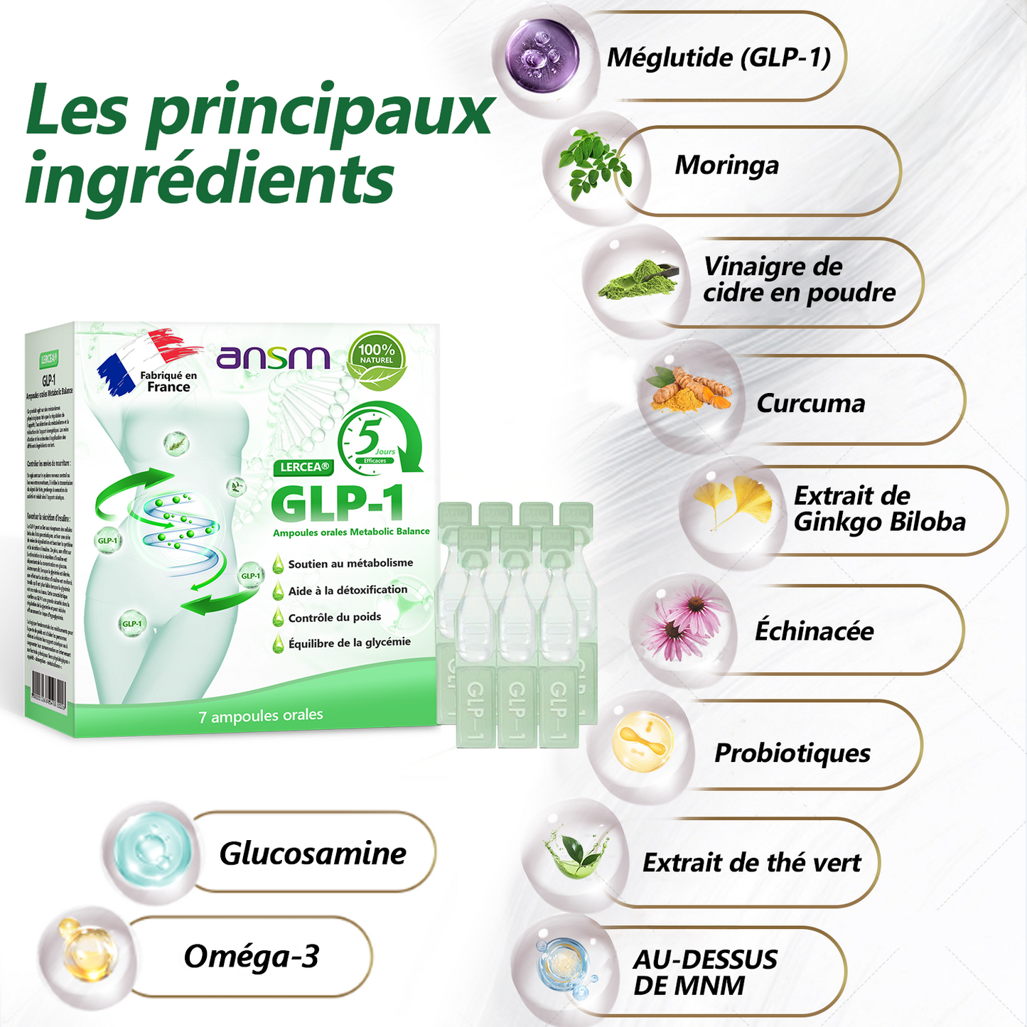 𝑩𝒐𝒖𝒕𝒊𝒒𝒖𝒆 𝑶𝒇𝒇𝒊𝒄𝒊𝒆𝒍𝒍𝒆🏆🏆|𝐋𝐄𝑹𝑪𝐄𝐀® Ampoules Orales Équilibre Métabolique GLP-1 Obésité, maladies cardiovasculaires, diabète, apnée du sommeil, troubles articulaires et autres affections